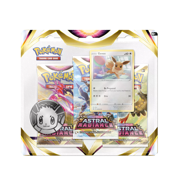 Pokémon Astral Radiance: 3-Pack Blister - Eevee