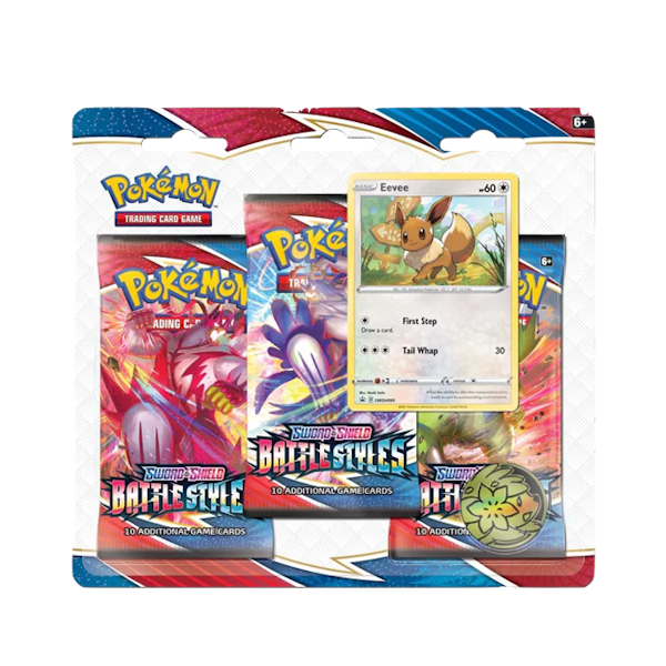 Pokémon Battle Styles: 3-Pack Blister - Eevee
